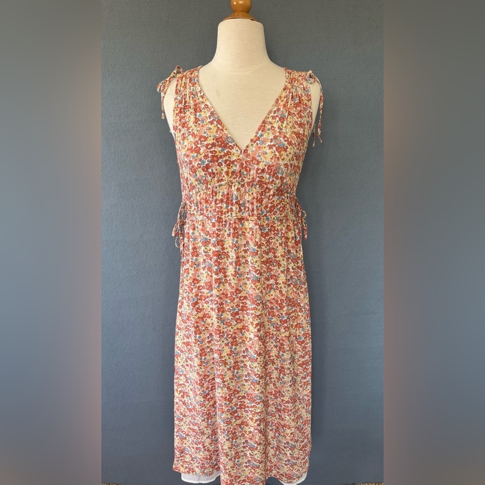 Rails Constantine Floral Midi Dress Multi Wildflower Sleeveless - Picture 10 of 13